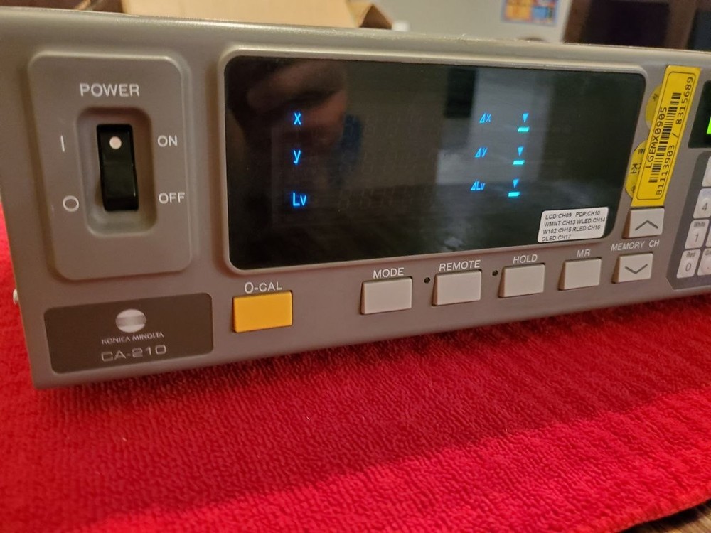 Konica Minolta CA-210 Color Analyzer With Probe - Tested & Working