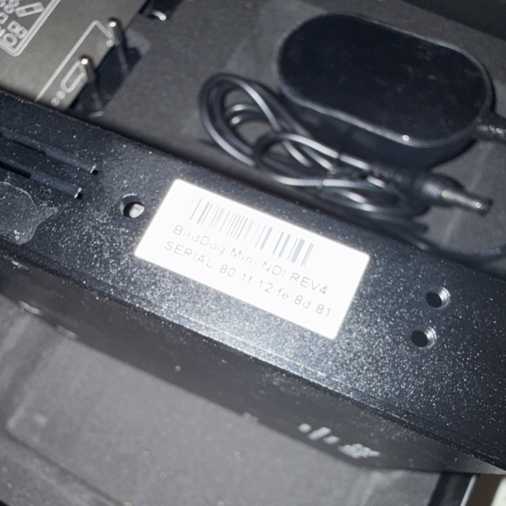 BirdDog Mini HDMI to NDI Encoder Decoder Tally Display PoE HD Console