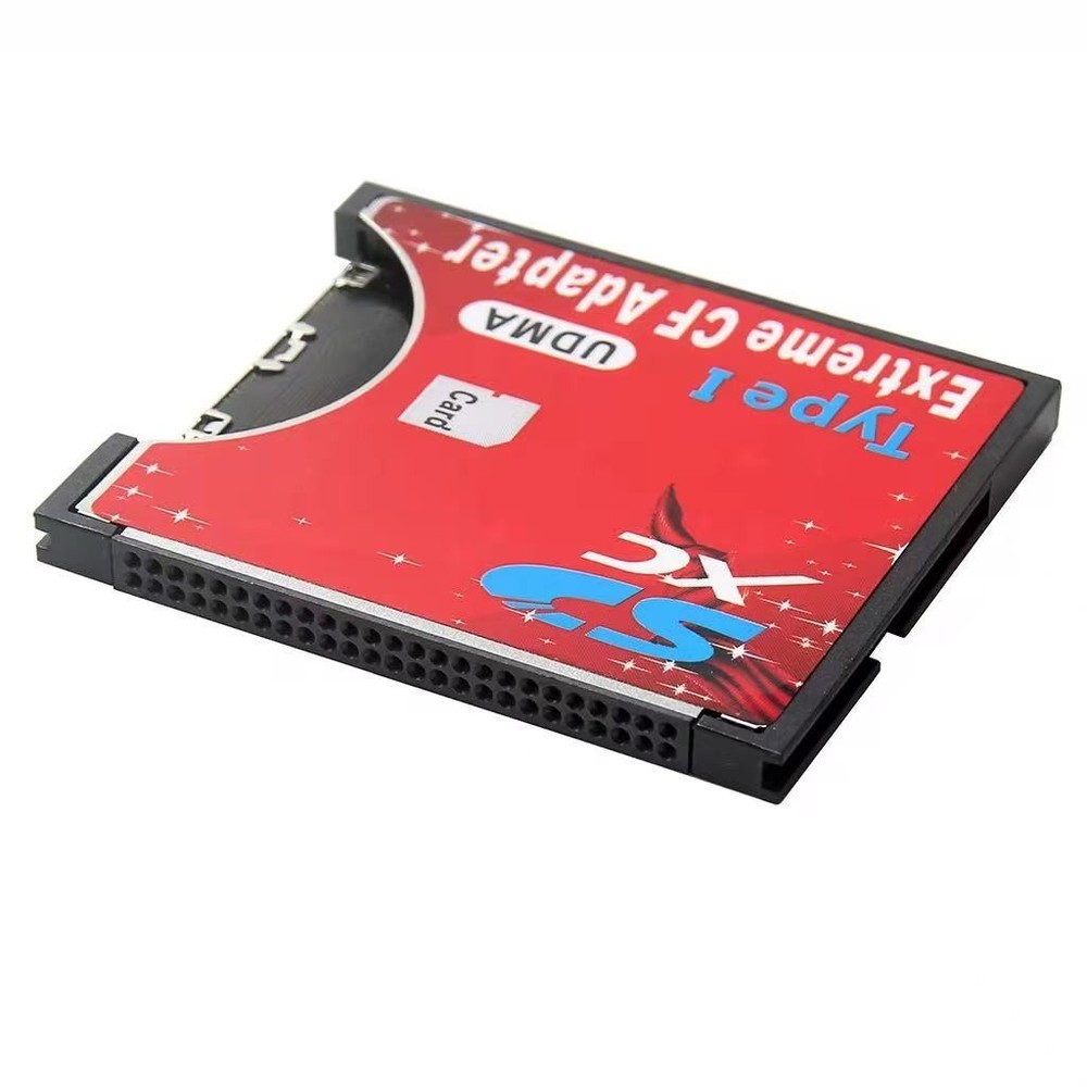 SD SDHC SDXC to CF Type I Compact Flash Memory Card Extreme Adapter Reader