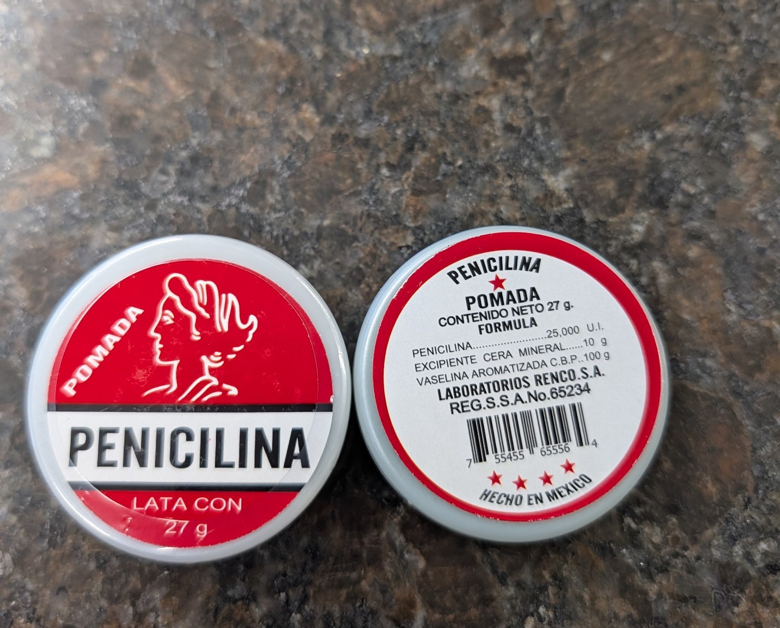 2qty Pomada Penicilina 27g