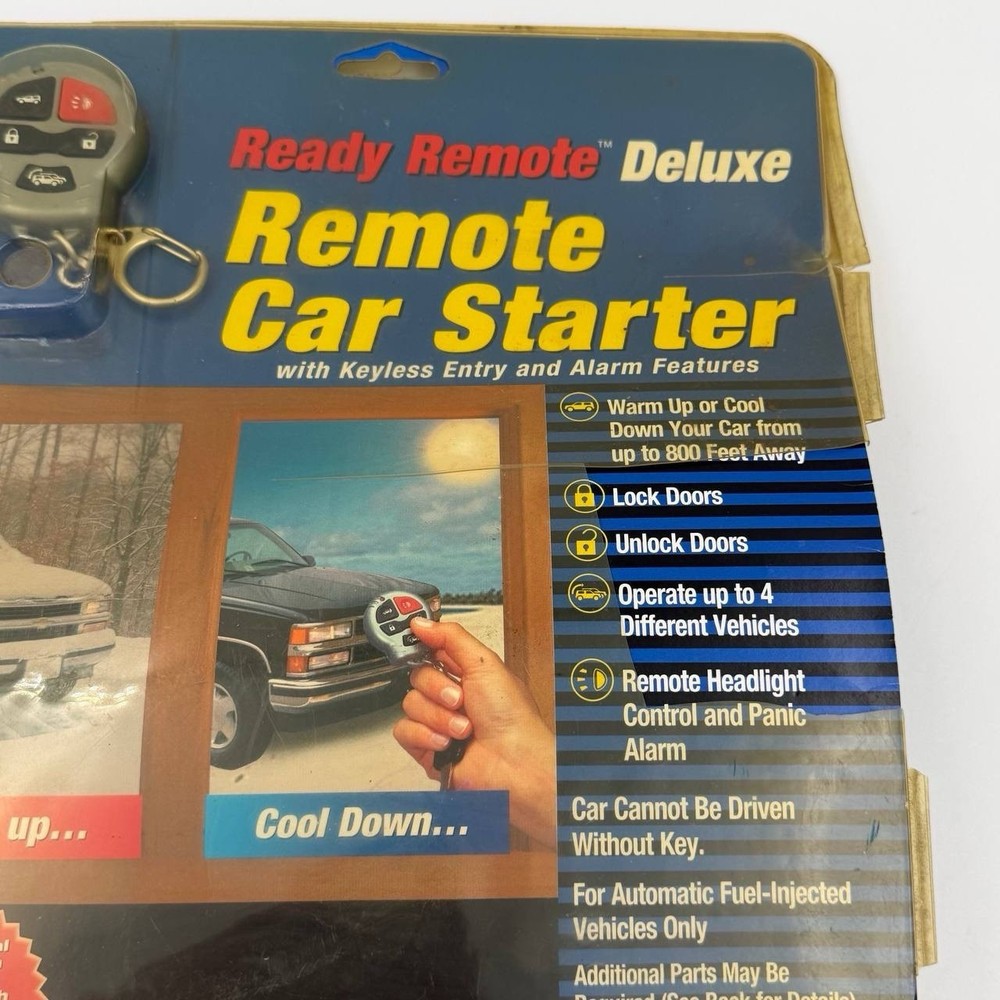 🔥 NOS Ready Remote Deluxe Car Starter Keyless Entry DesignTech Kit