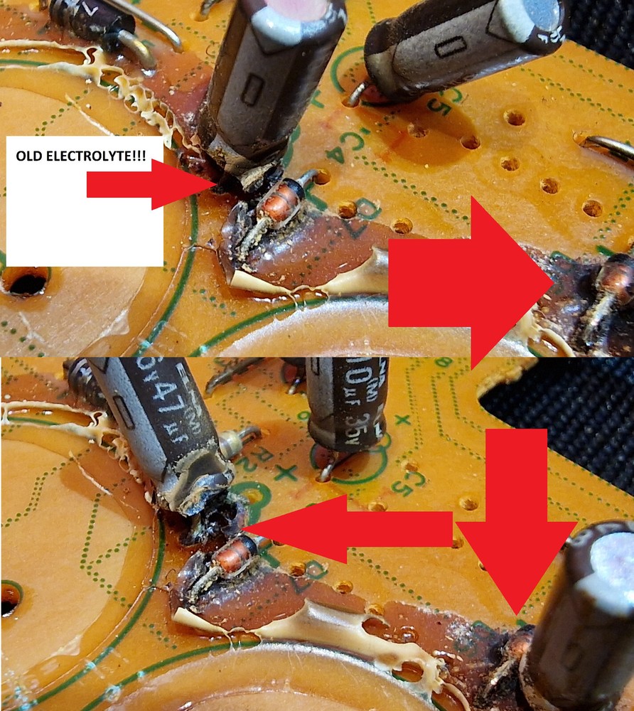 Dynamic-Range Expander DBX 3BX-DS Repair KIT - all capacitors