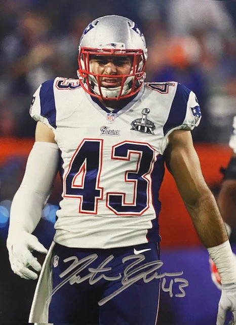Nate Ebner Autographed 8x10 Photo - 06