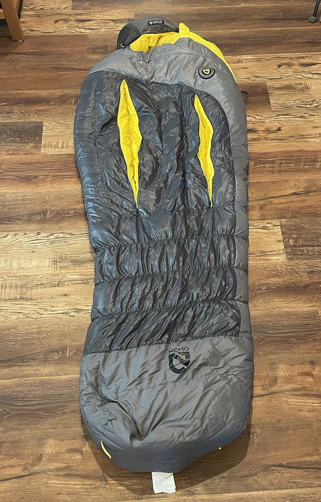 Nemo Sonic Down 0 Degree Down Mummy Sleeping Bag, Stuff Sack & Storage Bag