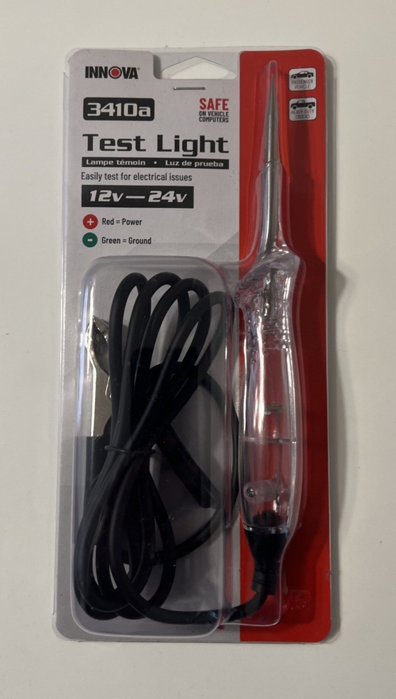 New - INNOVA Test Light - Mdl# 3410a - 12v-24v