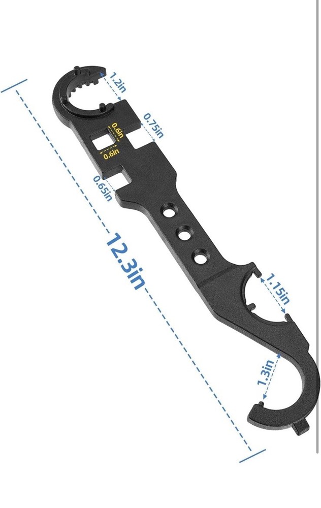 6 in 1 Wrench Combo Tool - Spanner Removal and Installation Tool