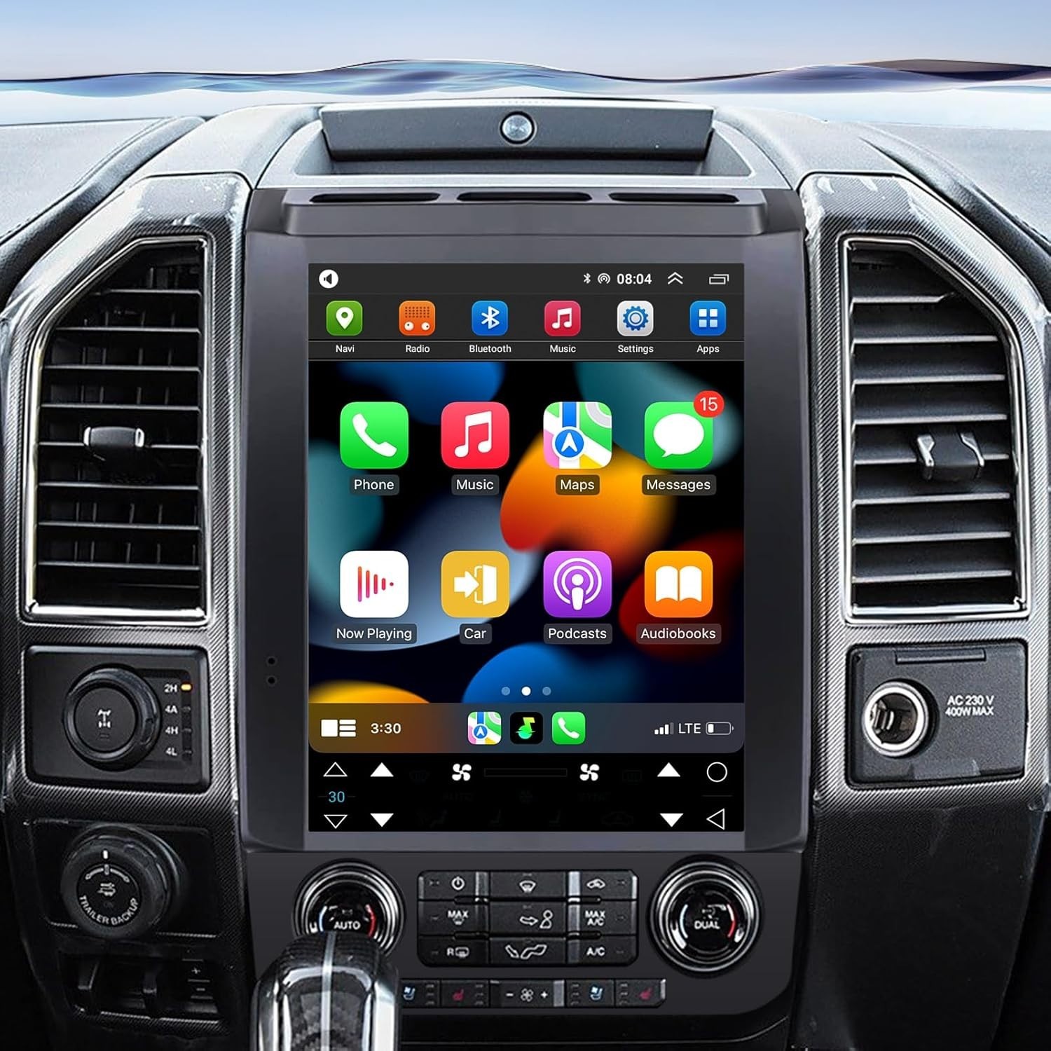 8-Core for Ford F150 2015-2021 Android 13 Car Radio 12.1'' Tesla Style 4+64GB