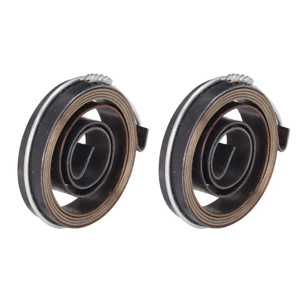2Pcs Drill Press Spring Quill Feed Return Coil 8mm Width 35mm Outer Diameter