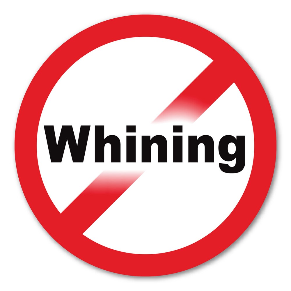 No Whining Circle Magnet