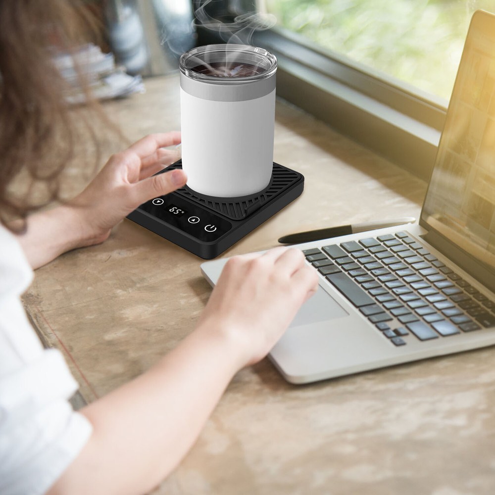 Electric Coffee & Tea Warmer Pad – Quick Heating for Mugs Keeps Drinks Warm
