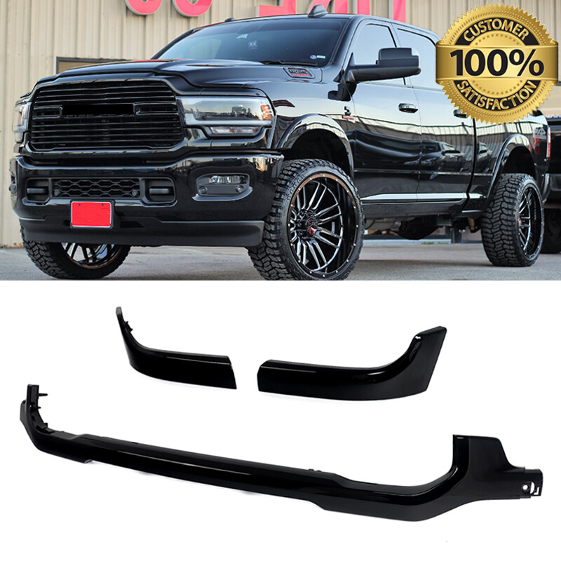 For 2019-24 RAM 2500 3500 Diamond Black Front Bumper Lower Grille Molding Panel
