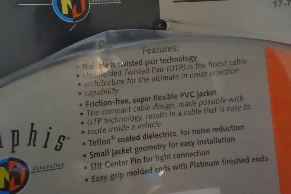 Memphis Car Audio Interconnect 17-7UTP