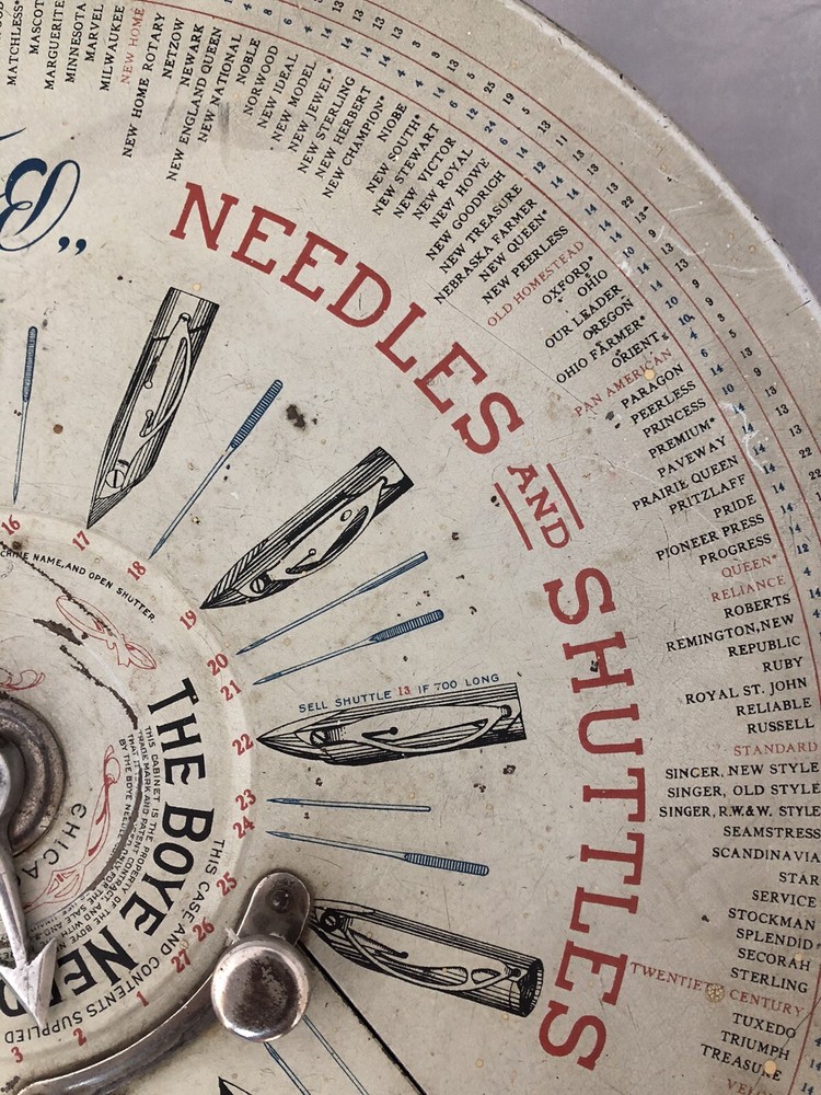 Boye Brand Needles And Shuttles For Your Machine Case
