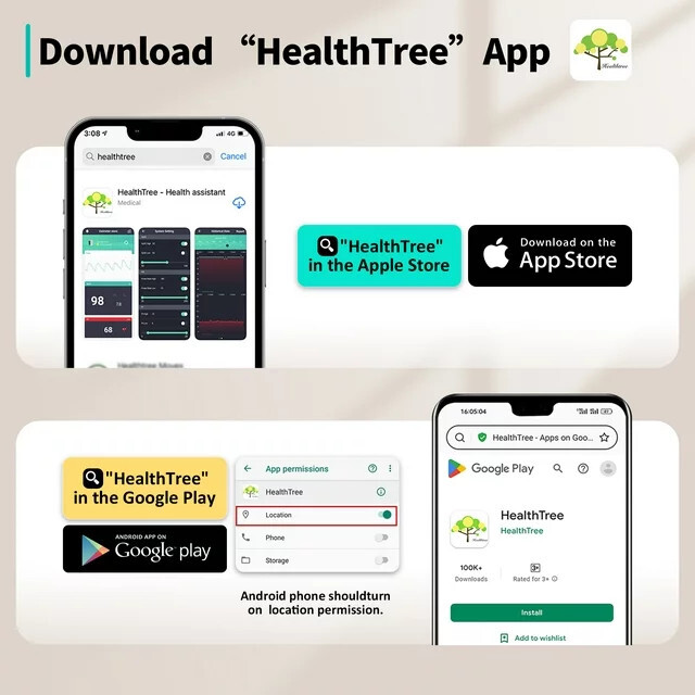 HealthTree Bluetooth Pulse Oximeter