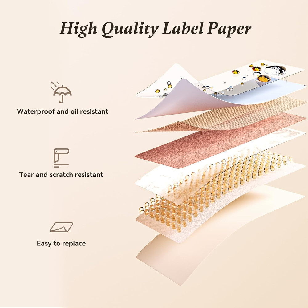 Label Maker Machine Bluetooth Label Printer for School Home Office Organization,