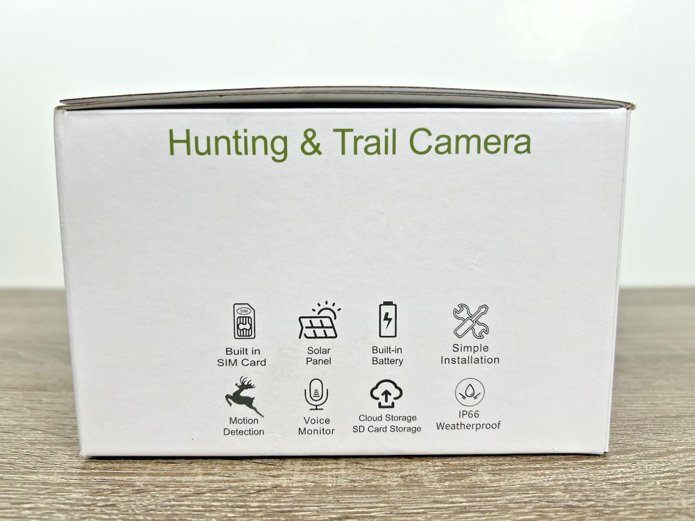 Cellular Trail Camera Built- in 4G LTE SIM Card Auto Connect