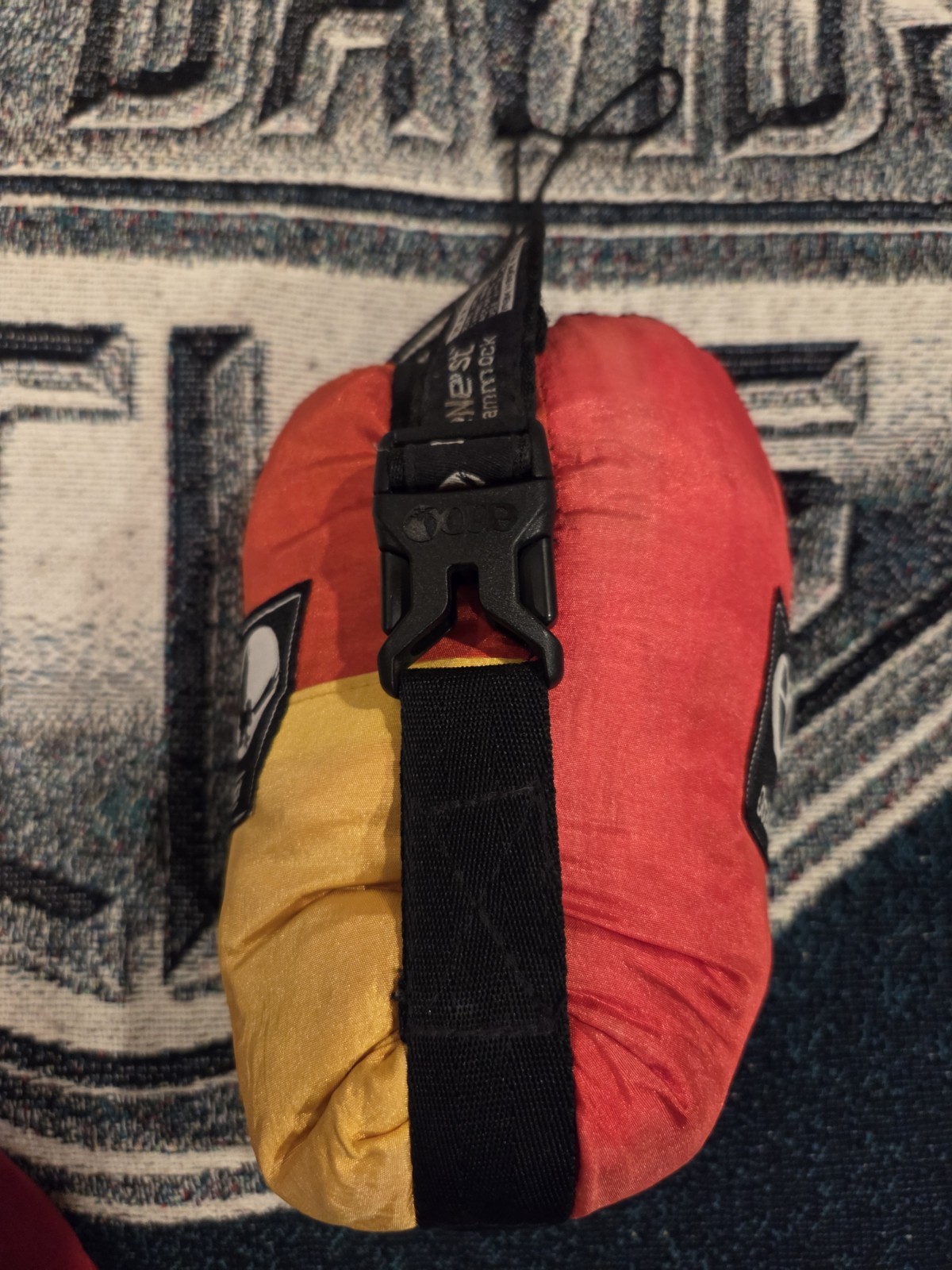 Eno Double Nest Hammock With Atlas Strap Suspension System Red/yellow