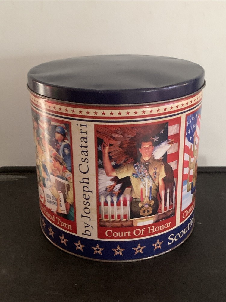 Scouting Values By Joseph’s Csatari Empty Collectible Popcorn Tin 2020