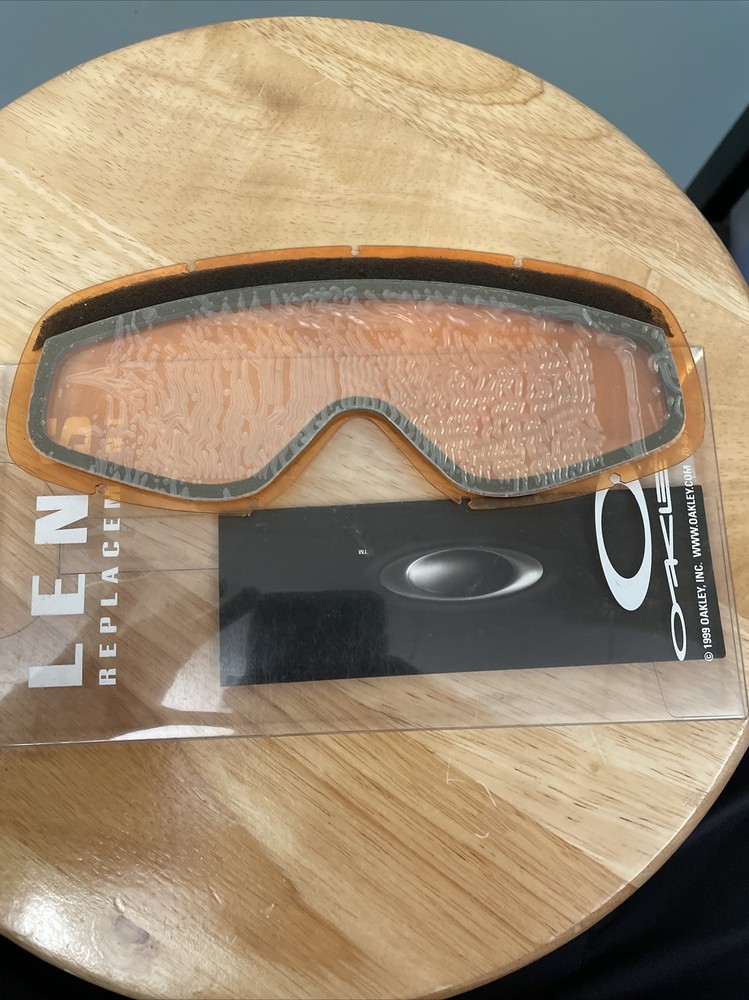 oakley O Frame dual vented persimmon goggle lense