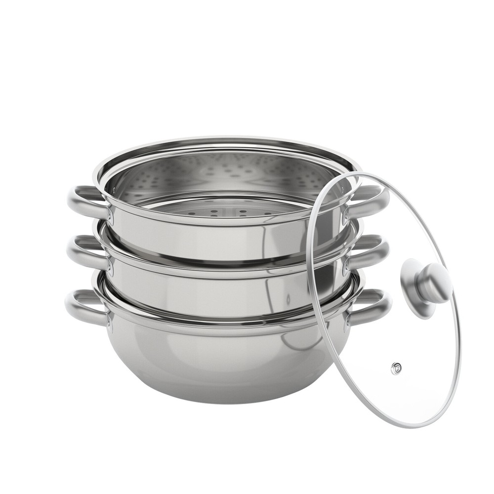 Rice Roll Steamer 2/3 drawers DIY Multi-function Rice Noodle Roll Steamer