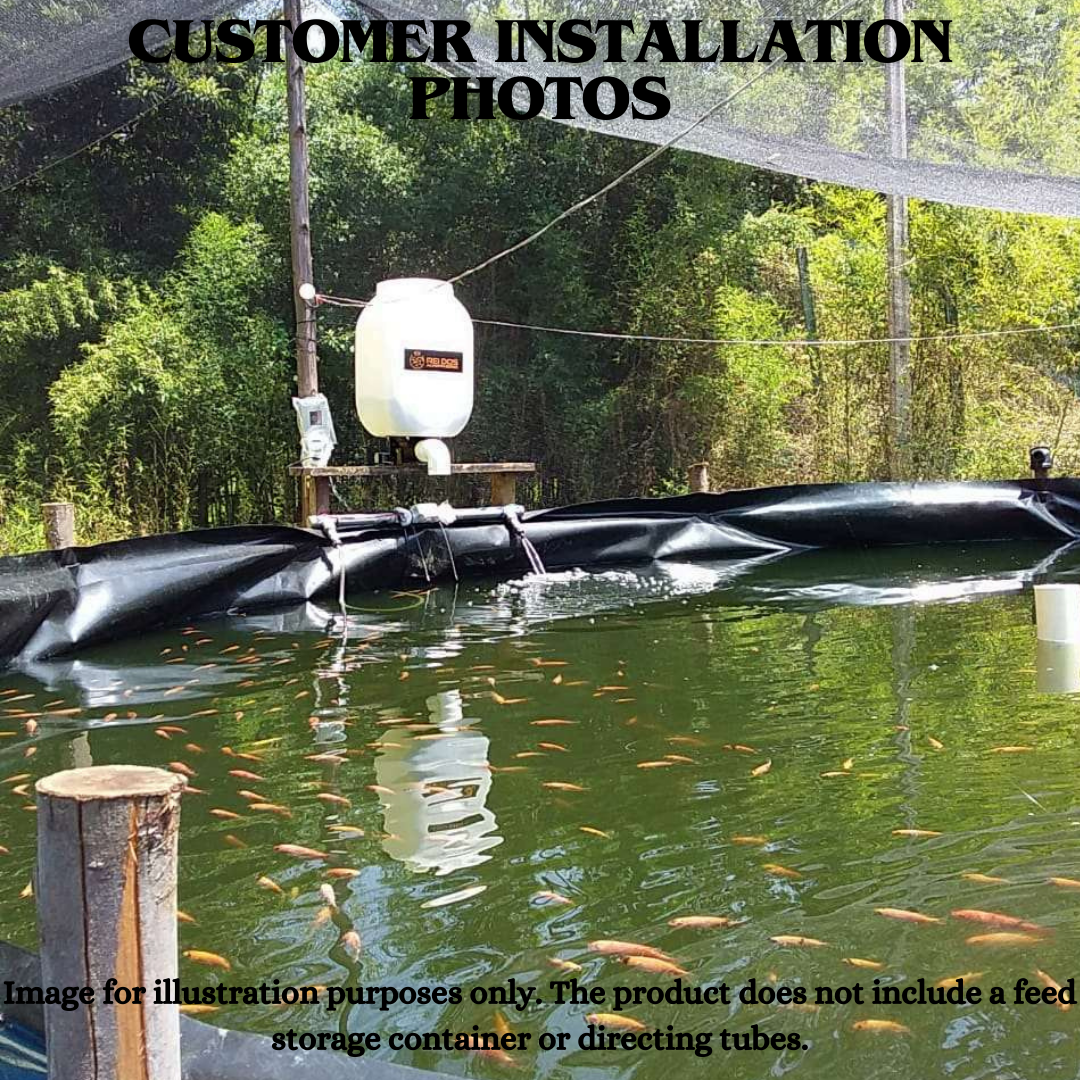 Automatic Feeder for Different Types of Fish, Shrimp Food Dispenser with Timer