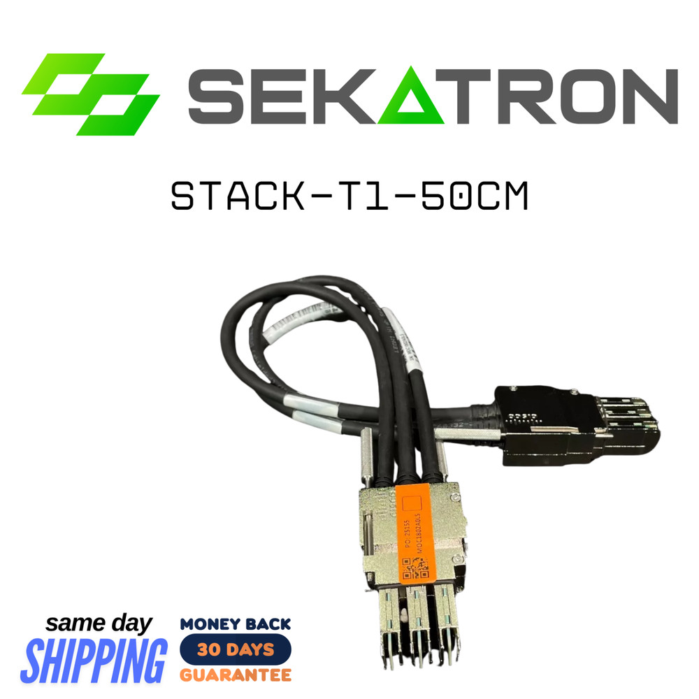 🔗 Cisco Catalyst STACK-T1-50CM • 0.5m StackWise-480 Stacking Cable • ⚡ FastShip
