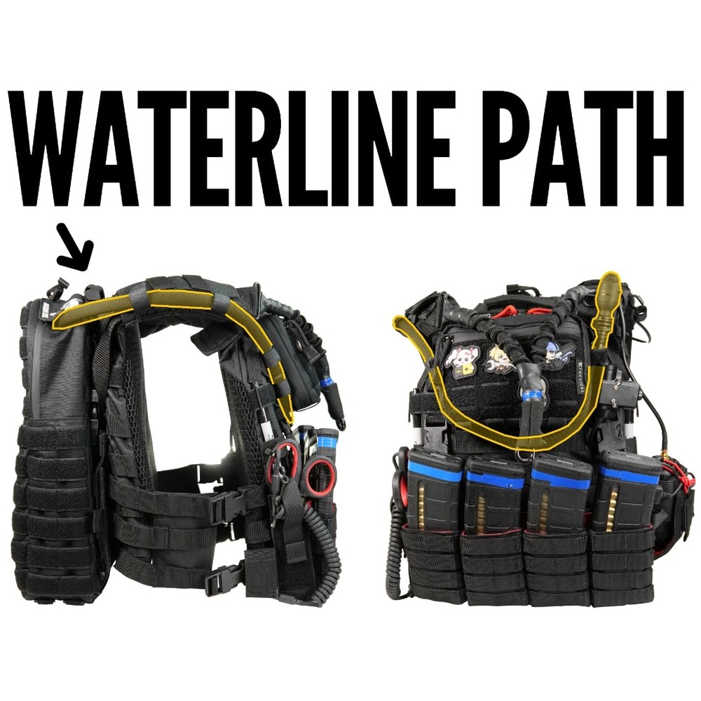 Hydration Backpack Attachment Molle Mounted for Plate Carriers, Thermal