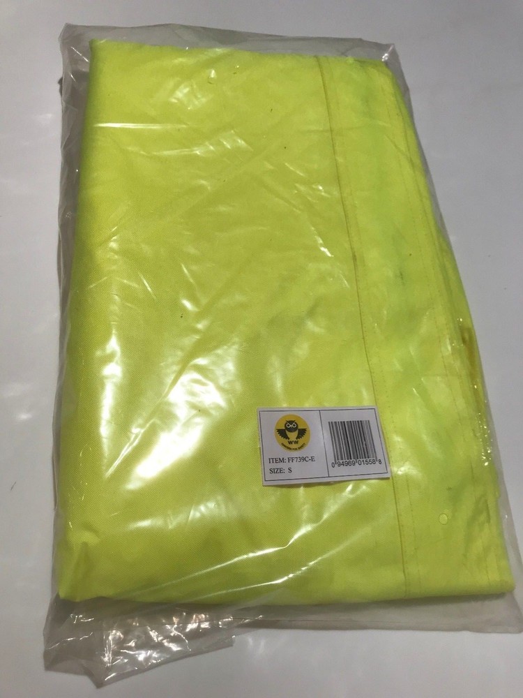 FLUORESCENT SAFETY PANTS, CLASS E, LEVEL 2, REFLECTIVE TAPE, 100% POLYESTER, NEW
