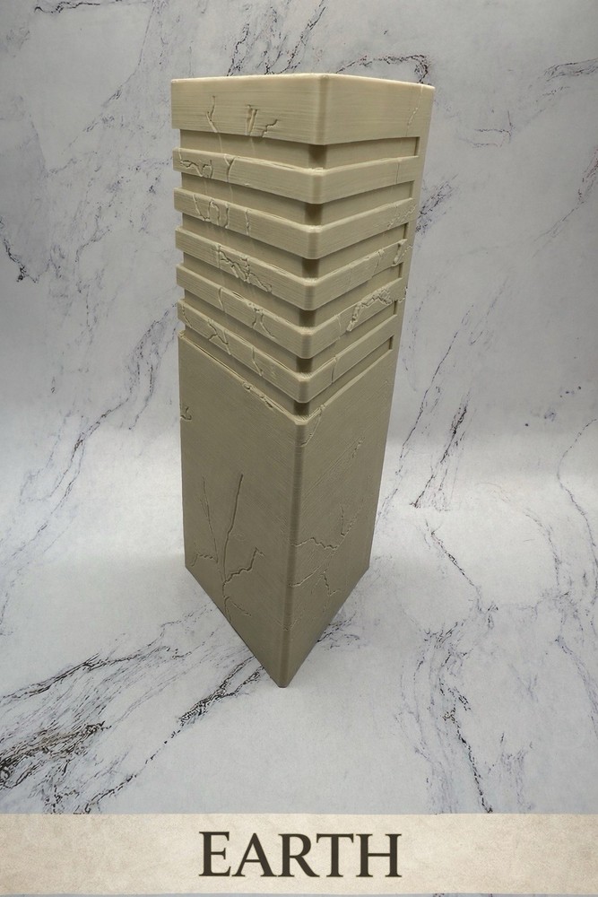 The Fifth Element – Complete 4 Element Stone Pillars Set - Cosplay Display