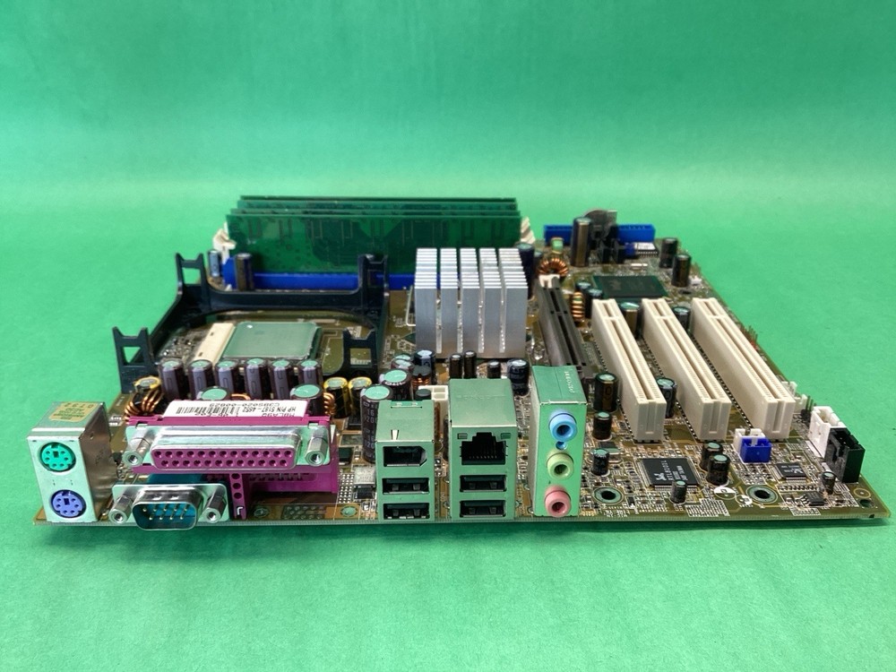 HP P4SD-LA Motherboard + Pentium 4 Processor CPU + RAM - UNTESTED