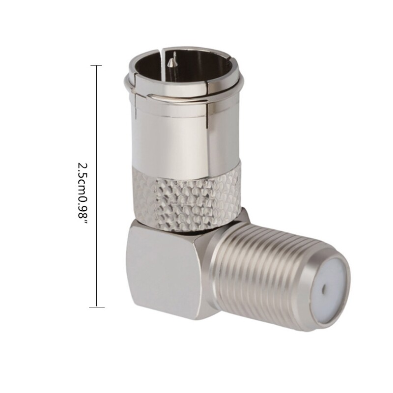 5 Pcs Right Angle Connector for Cable Connection in Tight Spaces and Corner