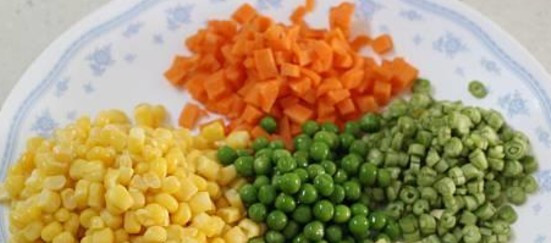 MIXED VEGETABLES FREEZE DRIED - Free shipping with multiple purchases!