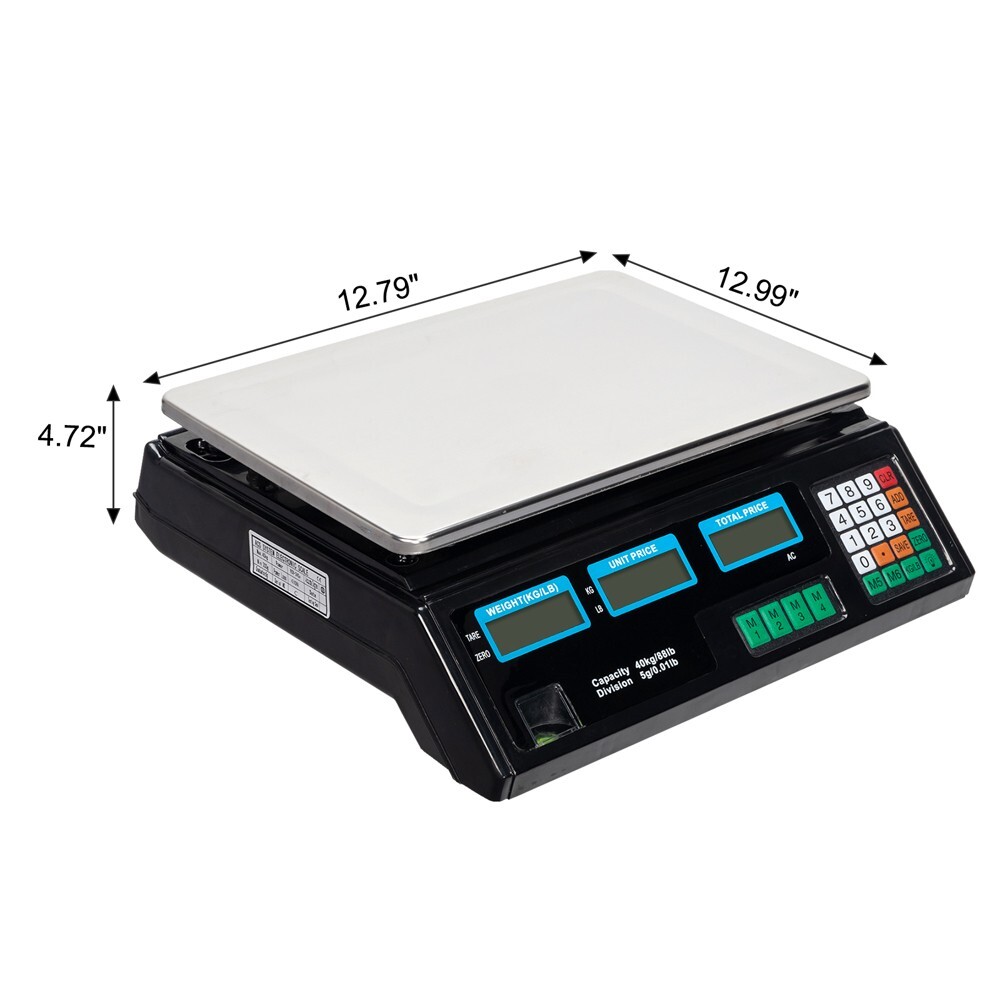 Digital Weight Scale Price Computing Machine Retail Count Multipurpose Kitchen