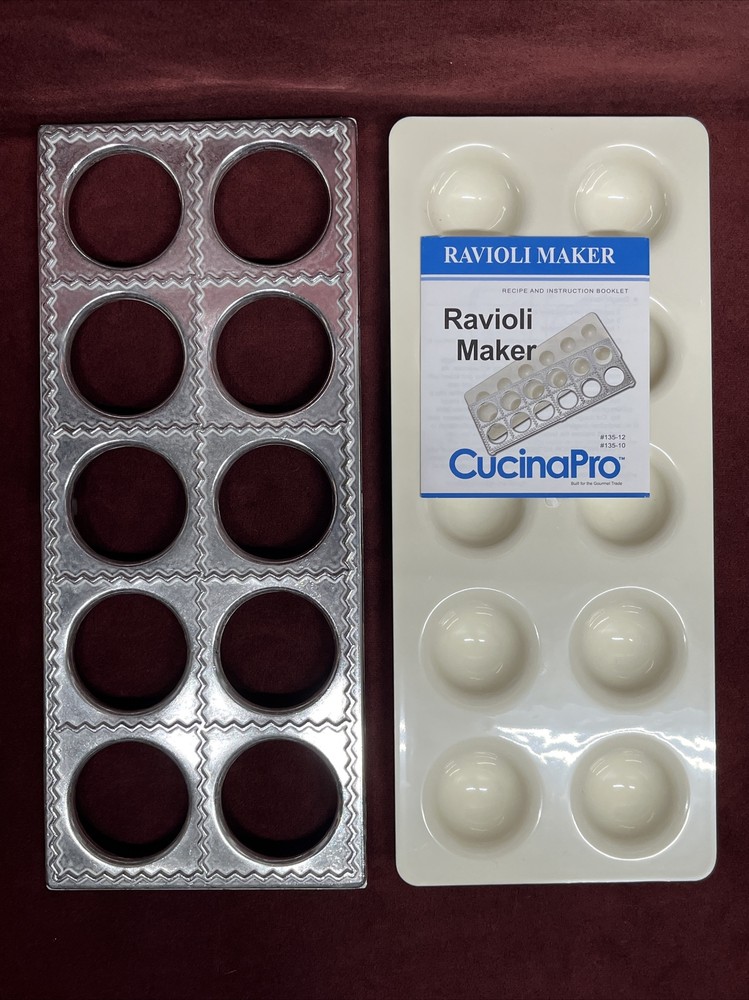 Ravioli Maker, 2.5"x 2.5" Squares, Makes 12 Ravioli