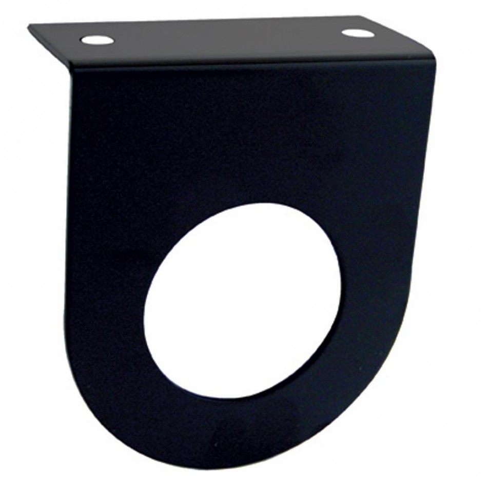 2" Black Light Bracket w/ Flange - 1 Hole