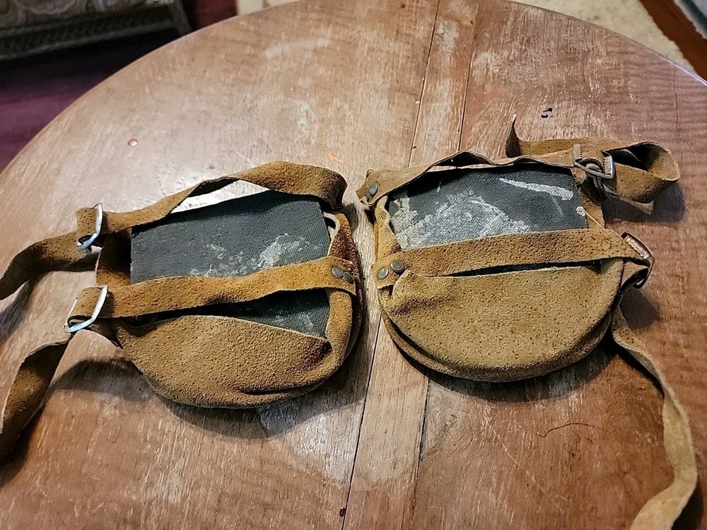 Vintage Leather Knee Pads