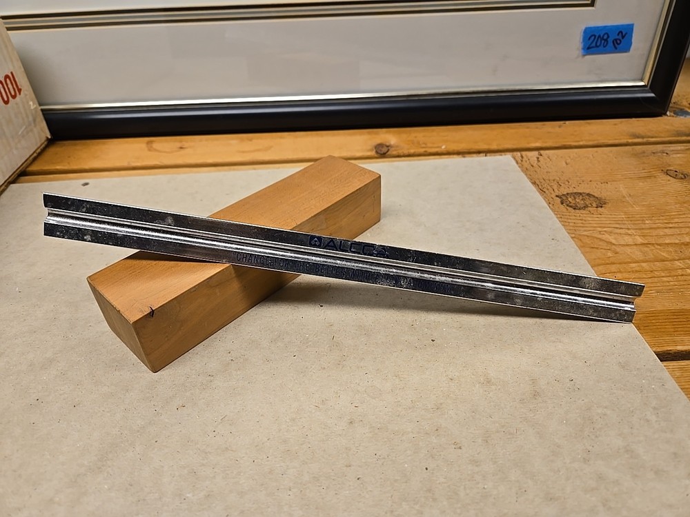 Rare Alcoa Scale Ruler Solid Aluminum Drafting/ Architect Ruler Rare 3 Sided