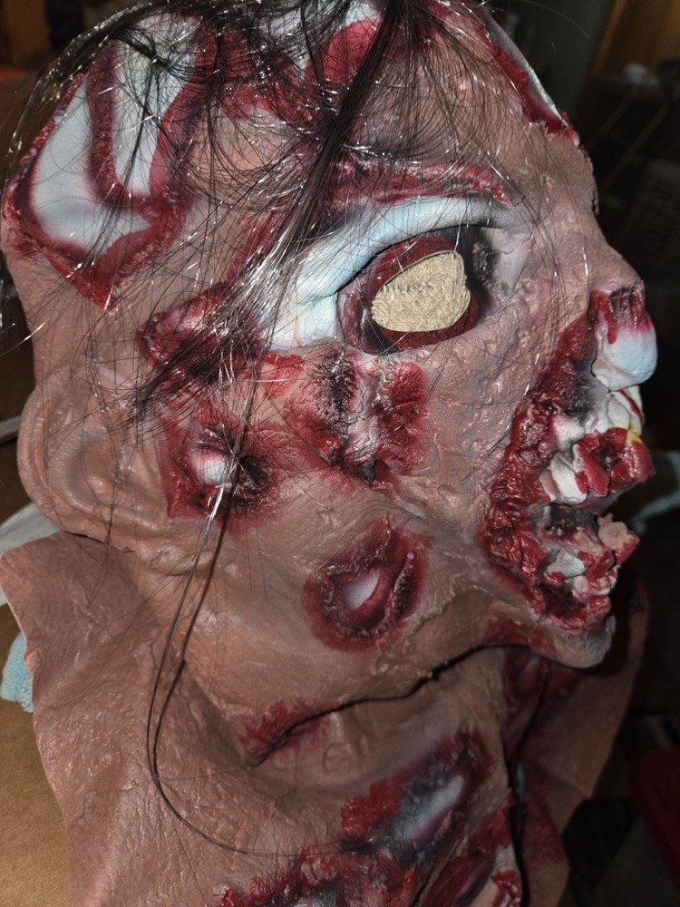 Zombie Halloween Latex Mask