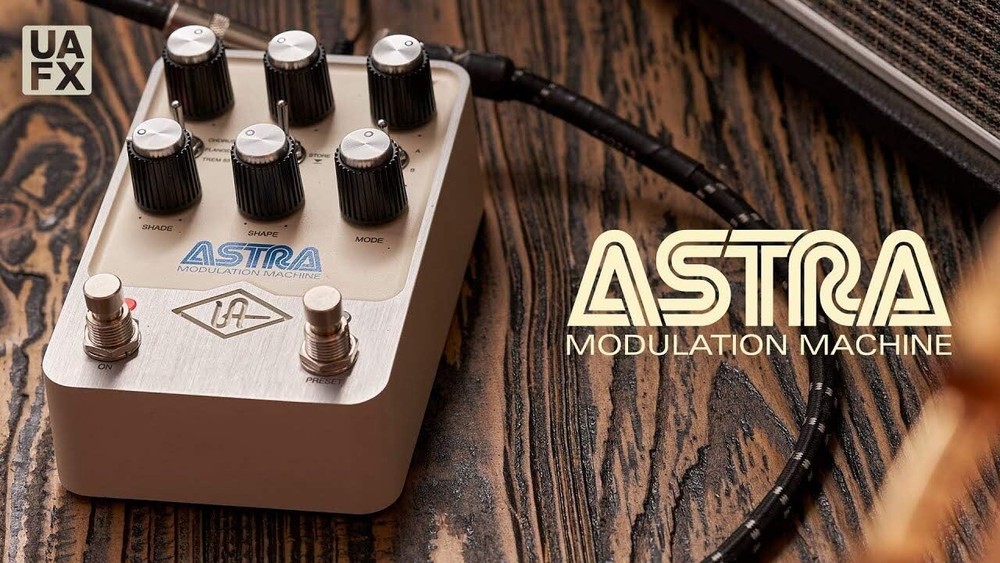 Universal Audio Astra Modulation Machine UAFX Guitar Effects Pedal Tracking New