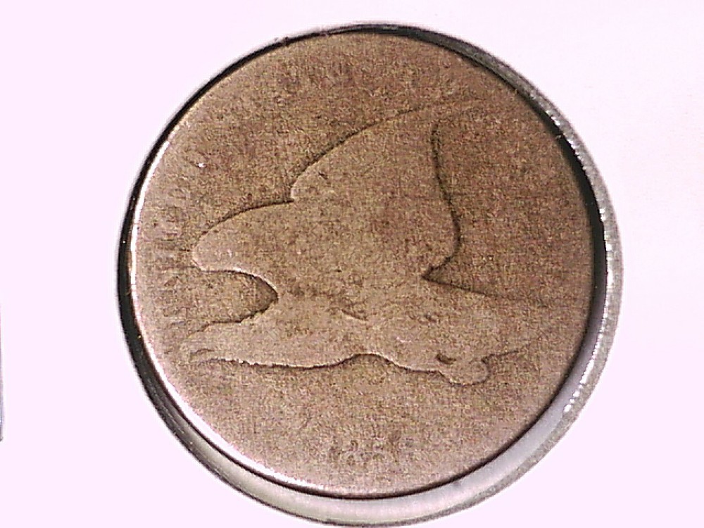 1858 Flying Eagle Cent Genuine Raw Ungraded 01147