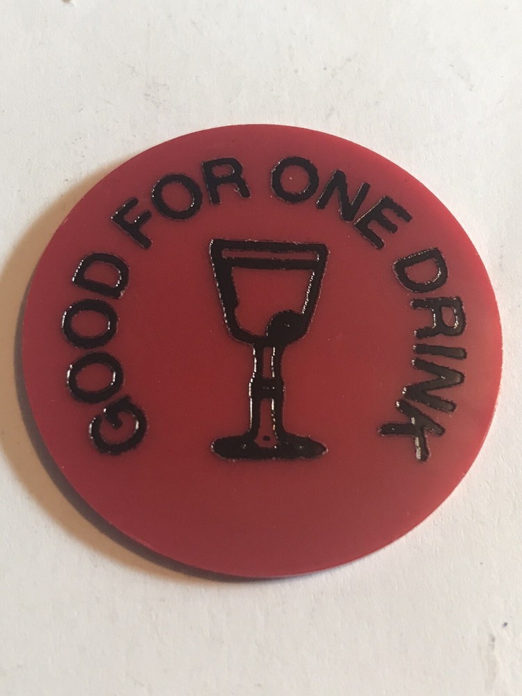 Plastic Alcohol Token Bairdord, Pennsylvania