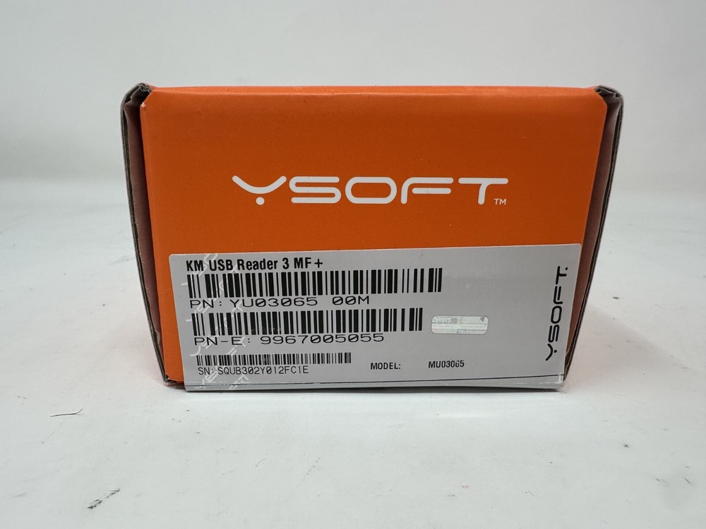 YSOFT KM USB Reader 3 MF+ - Model MUO3065 - Connect 3D Printer Verification