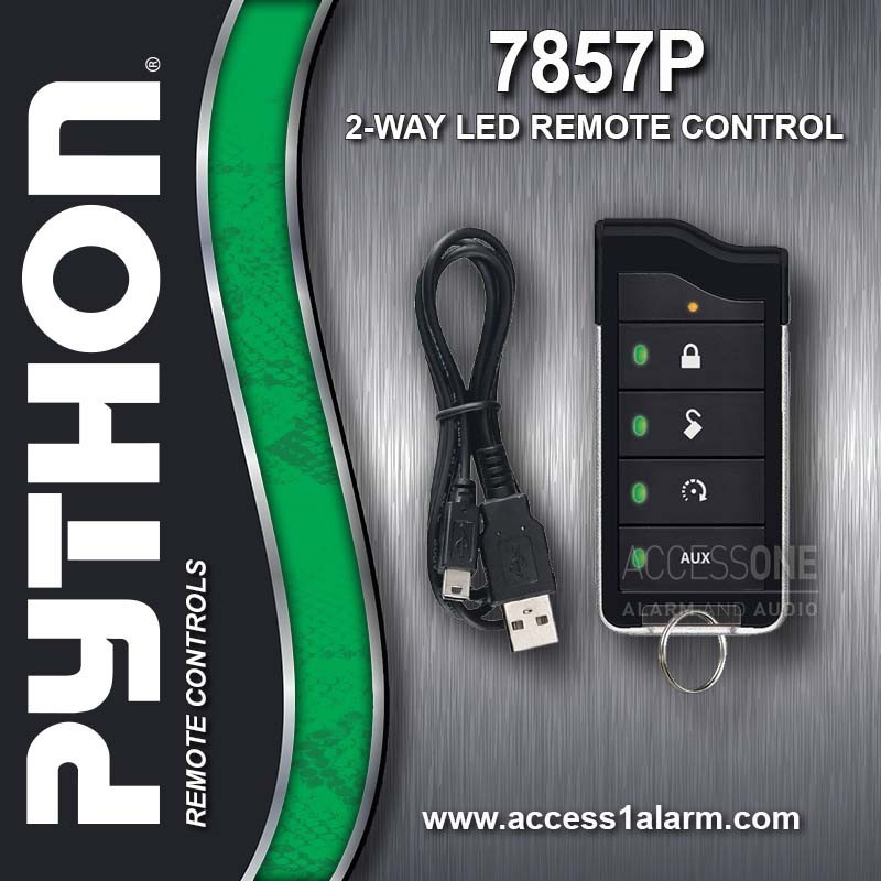 Python 7857P 2-Way LED Remote Control With USB Charger and Manual For The 4606P