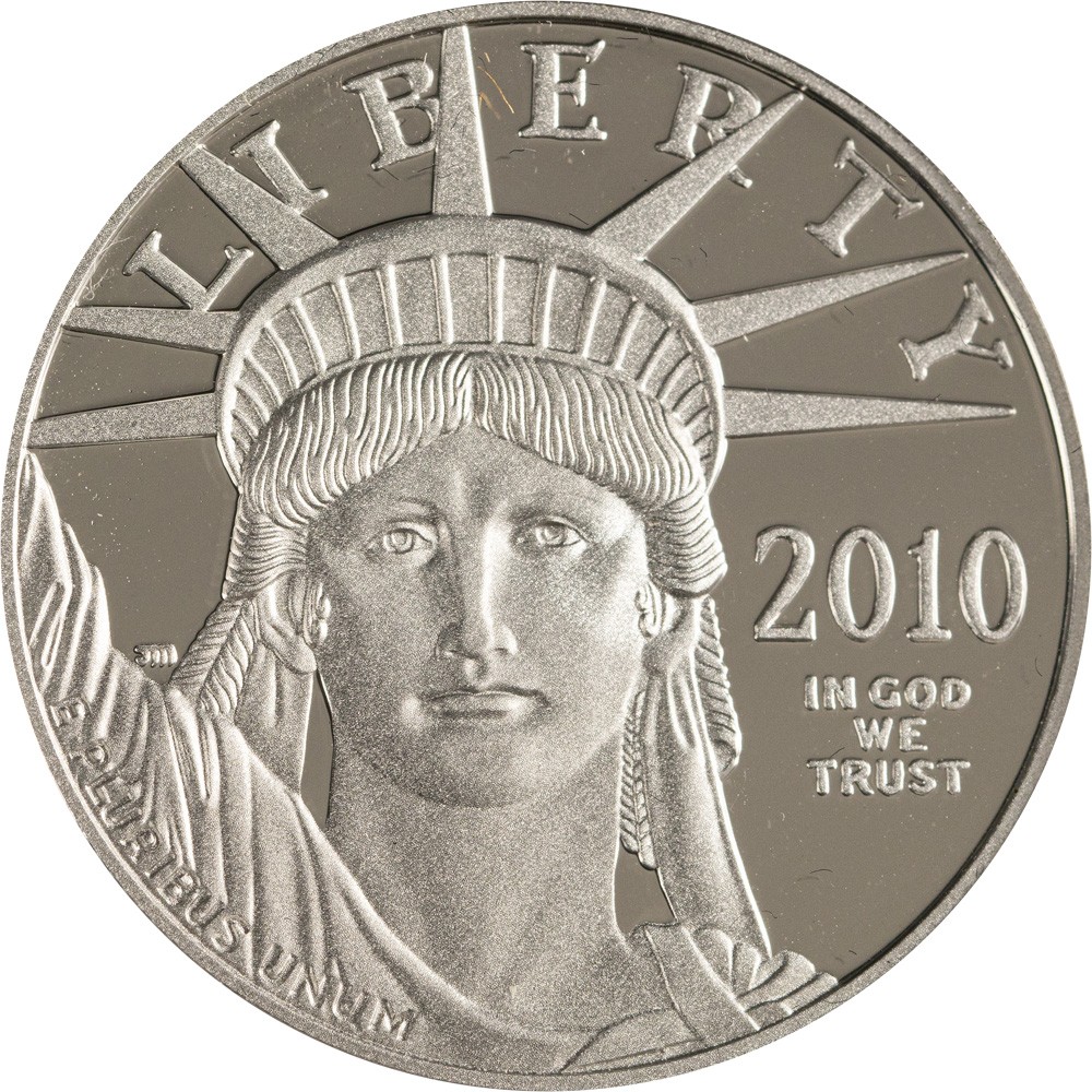 2010-W 1 oz Proof American Platinum Eagle Coin (Box, CoA)