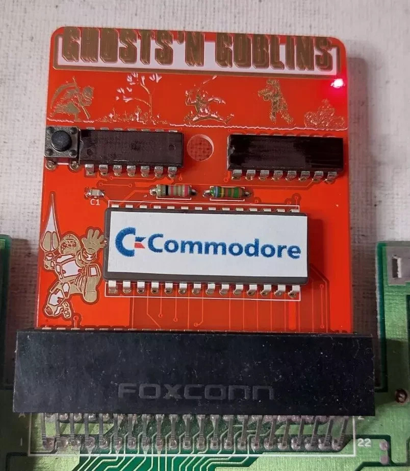 Ghosts 'n Goblins Commodore 64 C64 128 Ultimate Cartridge Cartridge PLA SID Game