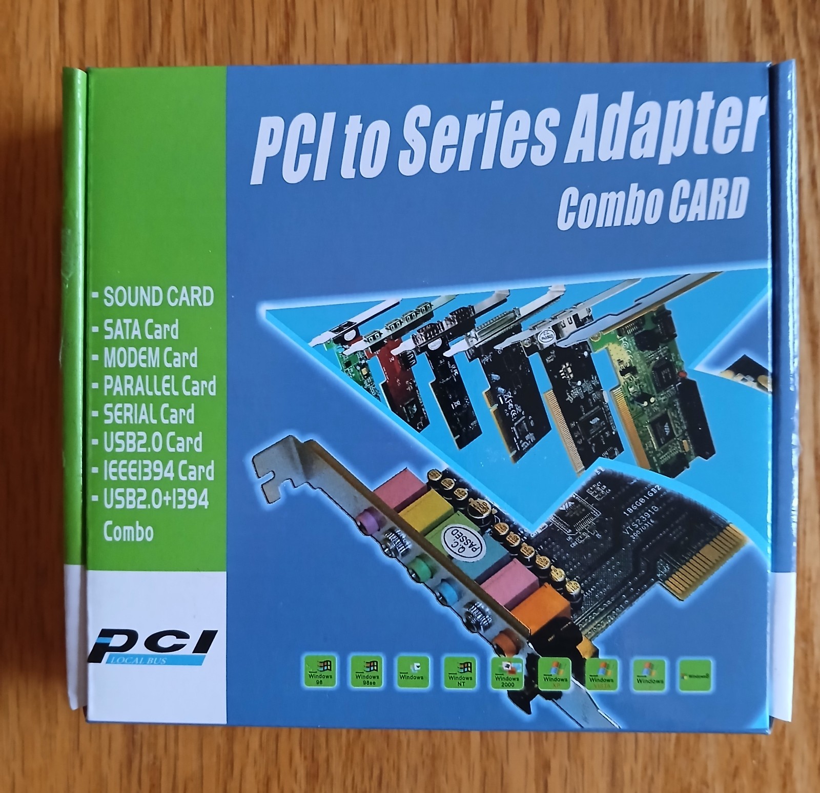 Vintage PCI SATA/IDE Controller Combo Card New Open Box w/ Drivers