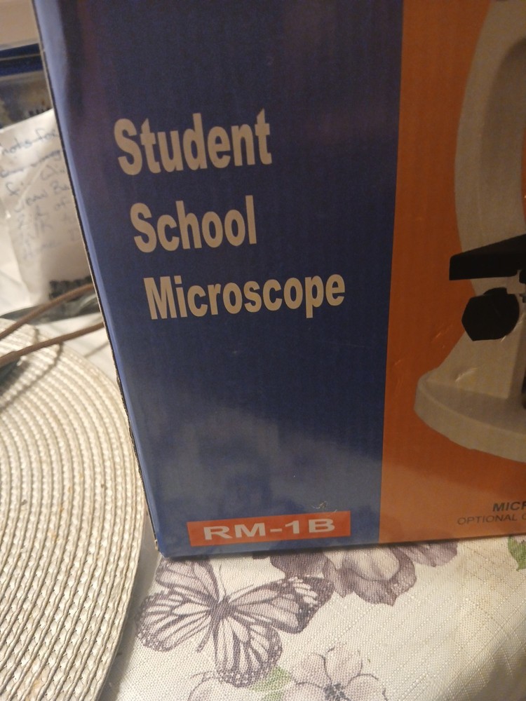 Microscope Student School Radical New In Opened Box RM-1B ELEMENTARY TO Teaching