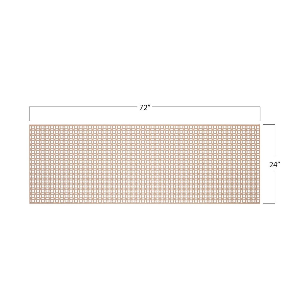 Outwater 6' x 2' Unfinished Decorative MDF Cabinet Panel Insert 36% Open