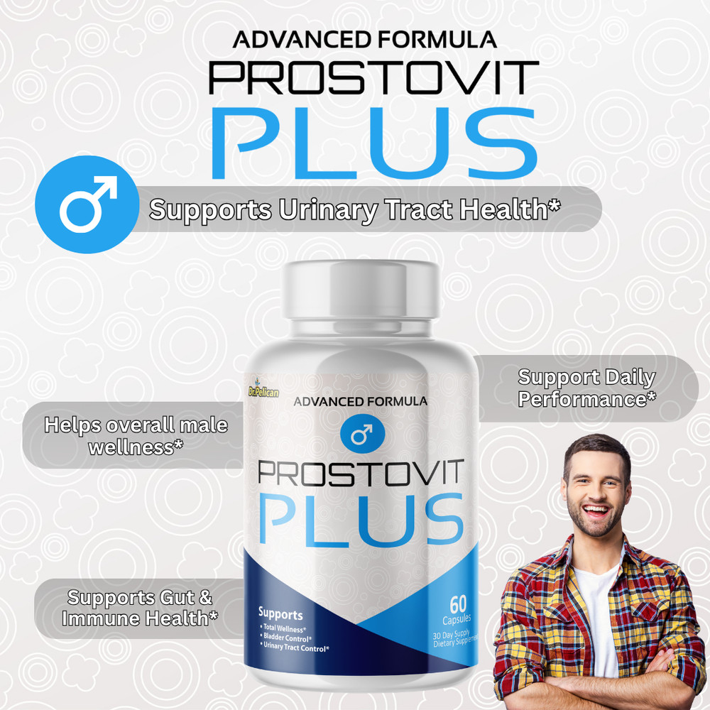 Prostovit Plus- Prostate Support- 5 Bottles- 300 Capsules
