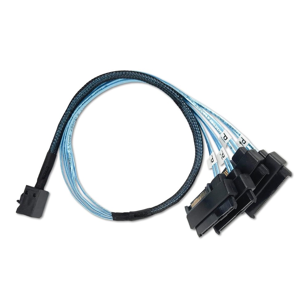 SAS HDD Cable with Power Port - 0.5 Meter